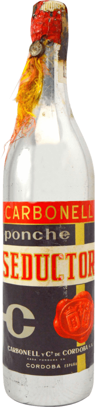 Free Shipping | Liqueurs Carbonell Ponche Seductor 1970's France 75 cl Collector's Item Not for Consumption