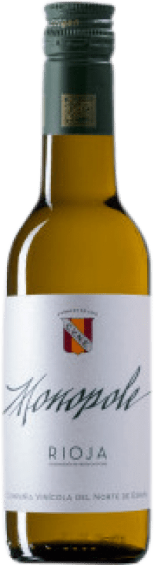 31,95 € Envío gratis | Caja de 6 unidades Vino blanco Norte de España - CVNE Monopole D.O.Ca. Rioja Botellín 18 cl