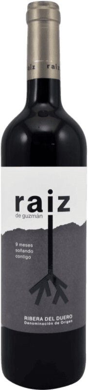 13,95 € Free Shipping | Red Wine Raiz de Guzmán 9 Meses Young D.O. Ribera del Duero