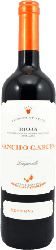 14,95 € 免费送货 | 红酒 Patrocinio Sancho Garcés 预订 D.O.Ca. Rioja