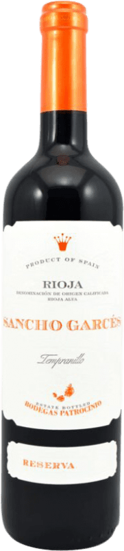 7,95 € Free Shipping | Red Wine Patrocinio Sancho Garcés Reserve — Aged D.O.Ca. Rioja
