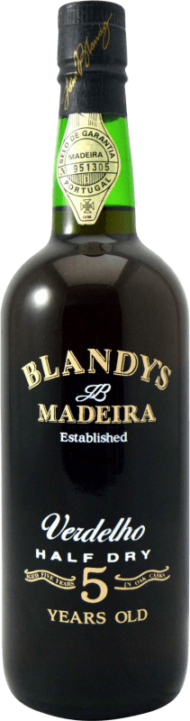 49,95 € Spedizione Gratuita | Vino Rosso Blandy's Madeira Verdelho 1980's 5 Anni Esemplare da Collezione Non Idoneo al Consumo