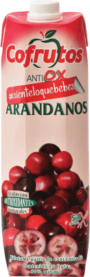 Getränke und Mixer 10 Einheiten Box Cofrutos Zumo Arándanos Tetrabrick 1 L