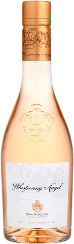 Kostenloser Versand | Rosé-Wein Château d'Esclans Whispering Angel Rosado A.O.C. Côtes de Provence Provence Frankreich Grenache, Cinsault, Vermentino Halbe Flasche 37 cl