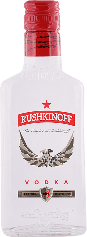 9,95 € Бесплатная доставка | Водка Antonio Nadal Rushkinoff Red Flask фляжка бутылка 20 cl