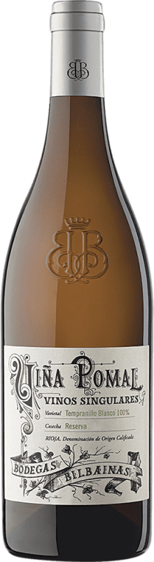 31,95 € | 白ワイン Bodegas Bilbaínas Viña Pomal Viñas Singulares Blanco D.O.Ca. Rioja ラ・リオハ スペイン Tempranillo 75 cl