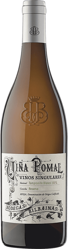 37,95 € Envio grátis | Vinho Branco Bodegas Bilbaínas Viña Pomal Viñas Singulares D.O.Ca. Rioja