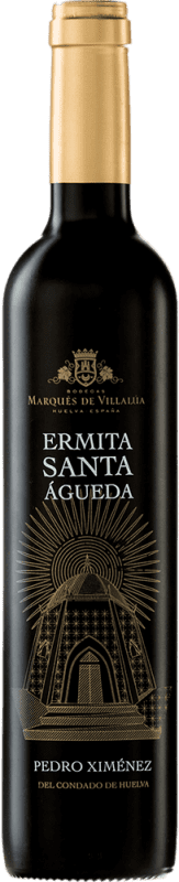 21,95 € Бесплатная доставка | Сладкое вино Marqués de Villalúa Ermita Santa Águeda D.O. Condado de Huelva Средняя бутылка 50 cl