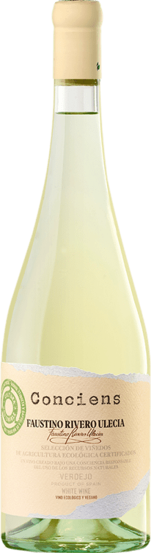 8,95 € | Белое вино Faustino Rivero Ulecia Conciens Eco Испания Verdejo 75 cl