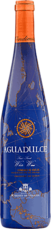 6,95 € | Vino Bianco Marqués de Villalúa Aguadulce Semiseco — Semisecco D.O. Condado de Huelva Spagna Listán, Pedro Ximénez, Moscatel — Moscato, Zalema 75 cl