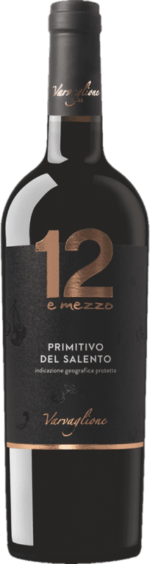 16,95 € Бесплатная доставка | Красное вино Varvaglione 12 e Mezzo I.G.T. Salento
