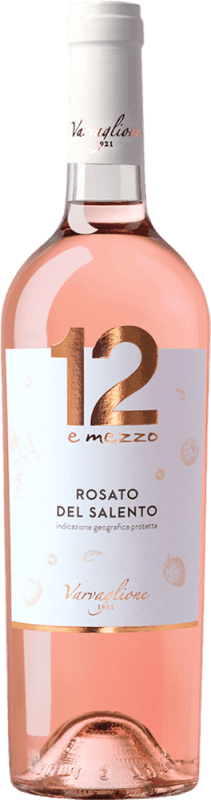 16,95 € Kostenloser Versand | Rosé-Wein Varvaglione 12 e Mezzo Rosato I.G.T. Salento