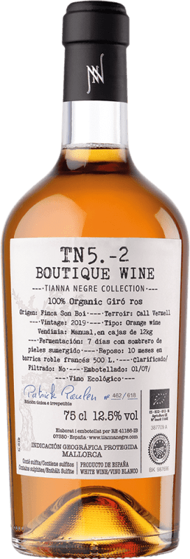 39,95 € | Vino Arancione Tianna Negre 5.2 Orange Wine I.G.P. Vi de la Terra de Mallorca Maiorca Spagna Giró Ros 75 cl