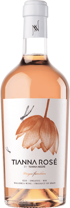 33,95 € | Rosé Wine Tianna Negre Rosé I.G.P. Vi de la Terra de Mallorca Majorca Spain Mantonegro, Gargollassa Eco — Organic 75 cl