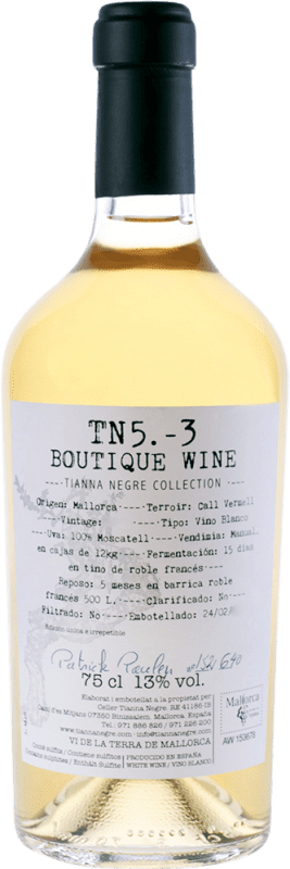 38,95 € | Weißwein Tianna Negre 5.3 Blanco I.G.P. Vi de la Terra de Mallorca Mallorca Spanien Muskateller 75 cl