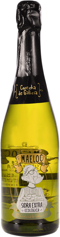Free Shipping | 12 units box Cider Maeloc Extra Ecológica Spain Organic 75 cl