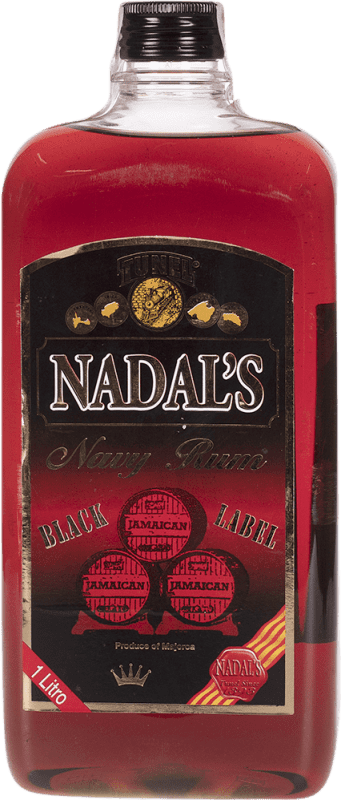 9,95 € | Ром Antonio Nadal Black — Чёрная версия Испания 1 L PET — ПЭТ