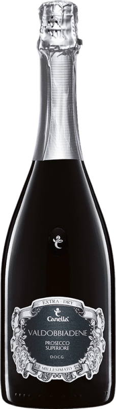 14,95 € | Белое игристое Canella брют D.O.C.G. Prosecco di Conegliano-Valdobbiadene Италия Glera 75 cl