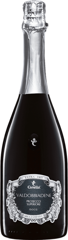19,95 € Envio grátis | Espumante Branco Canella Brut — Bruto D.O.C.G. Prosecco di Conegliano-Valdobbiadene