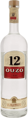 8,95 € Spedizione Gratuita | Anice Kaloyiamis-Koutsikos Ouzo 12 Piccola Bottiglia 20 cl