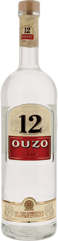 Envio grátis | Anis Kaloyiamis-Koutsikos Ouzo 12 Grécia Garrafa Pequena 20 cl