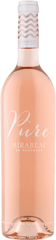 Бесплатная доставка | Розовое вино Le Mirabeau Pure A.O.C. Côtes de Provence Прованс Франция Syrah, Grenache Имперская бутылка-Mathusalem 6 L