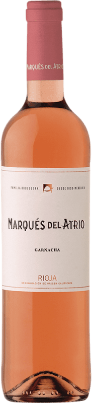 6,95 € | Rosé-Wein Marqués del Atrio Rosado D.O.Ca. Rioja La Rioja Spanien Grenache Tintorera 75 cl