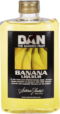 シュナップ Antonio Nadal Ban Banana PET ヒップフラスコボトル 35 cl