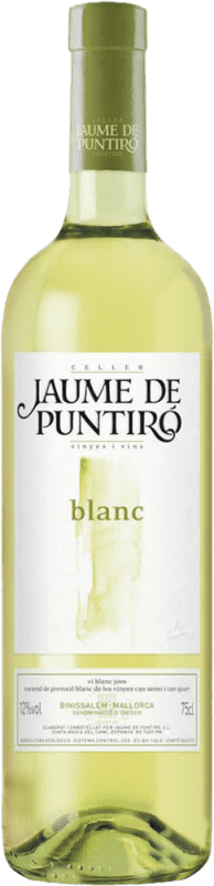 18,95 € Spedizione Gratuita | Vino bianco Jaume de Puntiró Blanco D.O. Binissalem