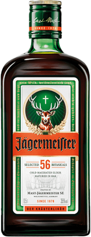 Envoi gratuit | Liqueur aux herbes Mast Jägermeister Allemagne Bouteille Medium 50 cl