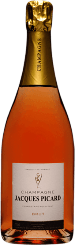 113,95 € Spedizione Gratuita | Spumante rosato Jacques Picard Rosé Brut A.O.C. Champagne Bottiglia Magnum 1,5 L