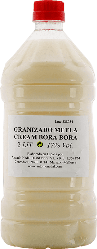34,95 € Kostenloser Versand | Schnaps Antonio Nadal Bora Bora Metla Cream Base de Granizado Kanister 2 L