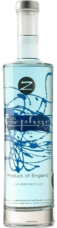 Free Shipping | Genever Gin Blu Zephyr Elderberry United States 70 cl