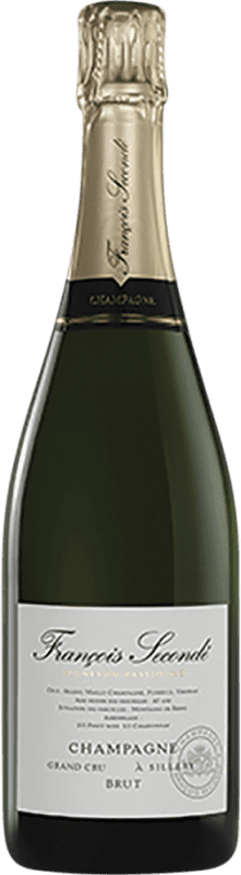 65,95 € Spedizione Gratuita | Spumante bianco Francois Secondé Grand Cru Brut A.O.C. Champagne