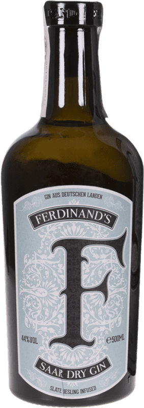 Envio grátis | Gin Ferdinand's Saar Alemanha Garrafa Medium 50 cl