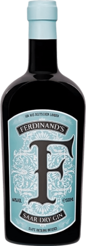 53,95 € Spedizione Gratuita | Genever Gin Ferdinand's Saar Bottiglia Medium 50 cl