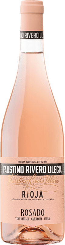 6,95 € | Rosé-Wein Faustino Rivero Rosado D.O.Ca. Rioja La Rioja Spanien Tempranillo, Grenache, Viura 75 cl