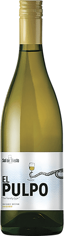 Spedizione Gratuita | Vino Bianco Sal de Fiesta. El Pulpo I.G.P. Vino de la Tierra de Castilla Spagna Chardonnay 75 cl