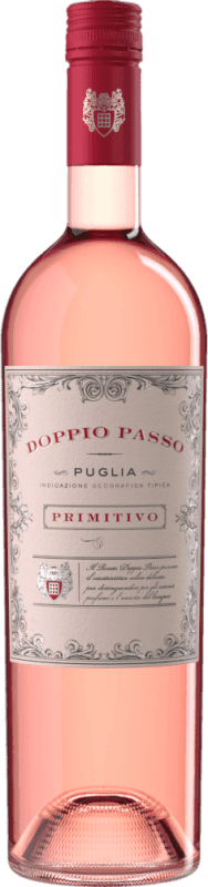 8,95 € | Розовое вино Botter Doppio Passo Rosado I.G.T. Puglia Апулия Италия Primitivo 75 cl