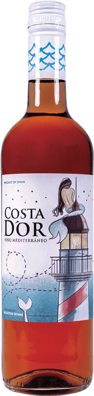 4,95 € Envio grátis | Vinho rosé Family Owned Costa D'Or Sirena Rosado Tapón de Rosca D.O. Alicante