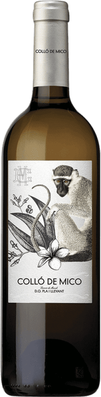 Бесплатная доставка | Белое вино Colló de Mico Blanco I.G.P. Vi de la Terra de Mallorca Майорка Испания Chardonnay, Premsal, Giró Ros 75 cl