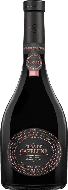 113,95 € Envio grátis | Vinho rosé Château Saint Maur Clos de Capelune Rosado A.O.C. Côtes de Provence Garrafa Magnum 1,5 L