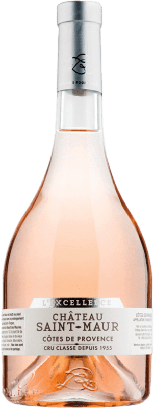 85,95 € Envio grátis | Vinho rosé Château Saint Maur Excellence Rosé A.O.C. Côtes de Provence Garrafa Magnum 1,5 L
