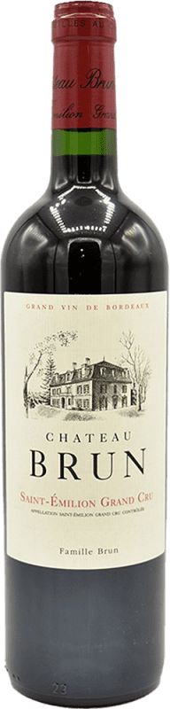 39,95 € Spedizione Gratuita | Vino rosso Château Brun. Grand Cru Tinto A.O.C. Saint-Émilion Grand Cru