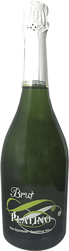 送料無料 | 白のスパークリングワイン Charmat Brut — ブリュット Platino — プラチナエディション スペイン 75 cl