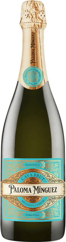 17,95 € Free Shipping | White sparkling EA Vinos by Manzaneque Paloma Mínguez Ecológico Brut D.O. Cava Organic