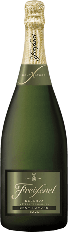 33,95 € Бесплатная доставка | Белое игристое Freixenet Природа Брута D.O. Cava бутылка Магнум 1,5 L