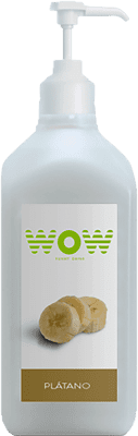 Sirop pour Cocktail WOW Plátano Base Master Fruit Bouteille Spéciale 2 L
