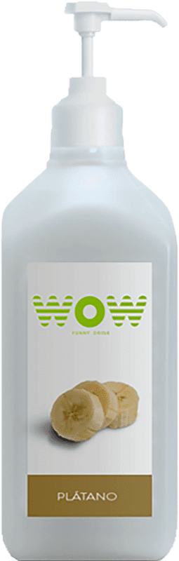 43,95 € | Sirop pour Cocktail WOW Plátano Base Master Fruit Espagne Bouteille Spéciale 2 L