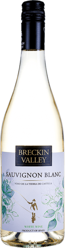 4,95 € Envío gratis | Vino blanco Faustino Rivero Breckin Valley Blanco Tapón de Rosca I.G.P. Vino de la Tierra de Castilla